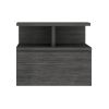 Nightstand Floating Flopini, Bedroom, Smokey Oak