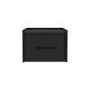 Floating Nightstand Calion, Bedroom, Black